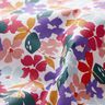 Gecoate katoen Pastelkleurige bloemen – wit/lila,  thumbnail number 3
