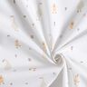 GOTS Katoenpopeline schattige ganzen en kuikens | Poppy Fabrics – wit,  thumbnail number 3