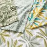 Decostof Half panama geschilderde Monstera – creme/pijn,  thumbnail number 5