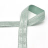 Elastisch bandje (rubberen vouw) glitter [20 mm] – mint,  thumbnail number 1