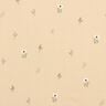 Katoenjersey delicate bloemen &ndash; zand,  thumbnail number 1