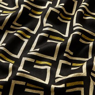 Romaniet jersey open ruit – zwart, 