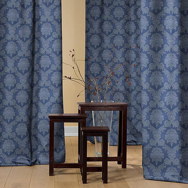 Decostof Jacquard Damasco 280 cm – koningsblauw,  image number 3