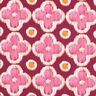 Decostof Canvas Borduurwerklook – bordeauxrood/pink,  thumbnail number 1