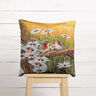 Decopaneel Gobelin Paar vogels – karmijnrood/lichtbeige,  thumbnail number 6