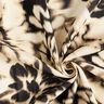 Viscose-linnen-mix Wazige bloemen digitale print – lichtbeige/zwart,  thumbnail number 3