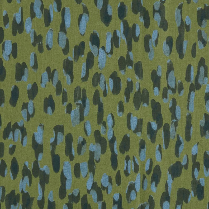 Outdoorstof Canvas grote stippen – pijn/blauw,  image number 1