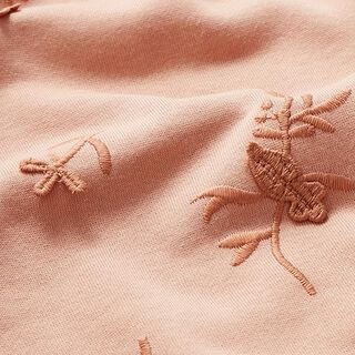 Sweater bloemenborduursel – perzik, 