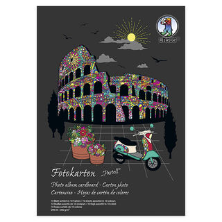 Fotokarton blok Pastel A4 [300g/m²], 10 Blad, 