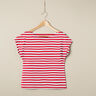 Katoenjersey brede strepen – rood/wit,  thumbnail number 6