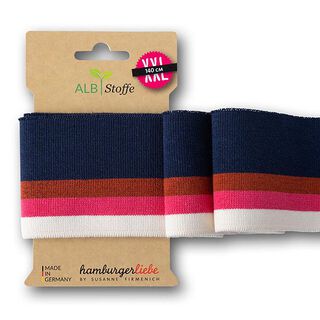 GOTS Biologische boordstof CUFF ME COLLEGE [140 cm | 7,5 cm] | Albstoffe | Hamburger Liebe, 