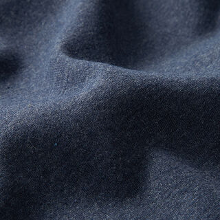 Gerecycleerde sweatshirtstof geborstelde katoen-mix – jeansblauw, 
