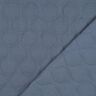 Doorgestikte stof Mousseline Golven – blauwgrijs,  thumbnail number 4