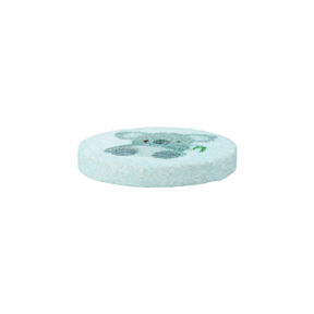 Polyester knoop 2-gats Recycling Koala [Ø18 mm] – babyblauw, 