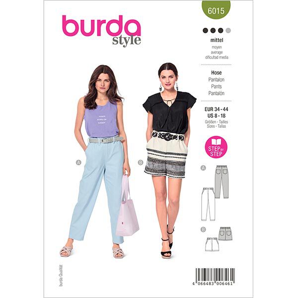 Broek,Burda 6015 | 34 - 44, image number 1