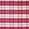 Mantelstof Wolmix Opgeruwd – bordeauxrood/purper,  thumbnail number 1