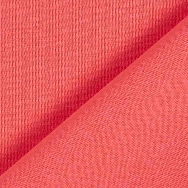 Katoenjersey medium effen – kreeft,  image number 3