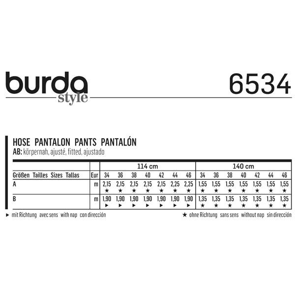 broek / jeans / 3/4-broek, Burda 6534, image number 6