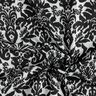Jacquard jersey ornamenten – zilver metallic/zwart,  thumbnail number 4