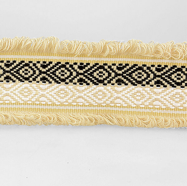 Jacquardboord etno – beige, image number 1