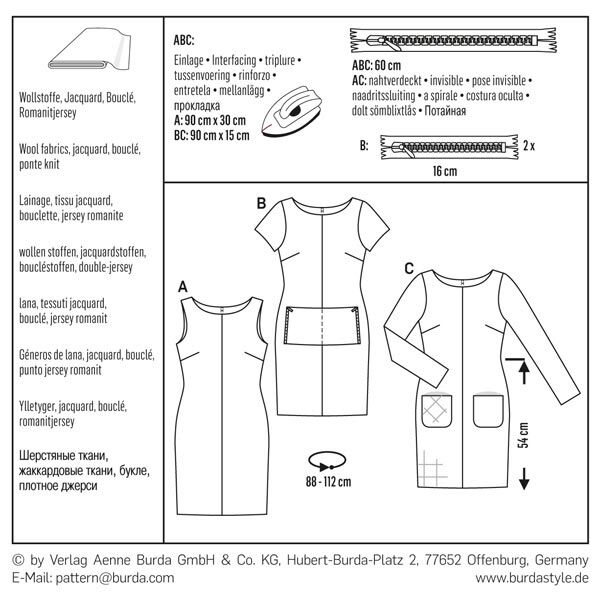 Jurk, Burda 6609,  image number 5