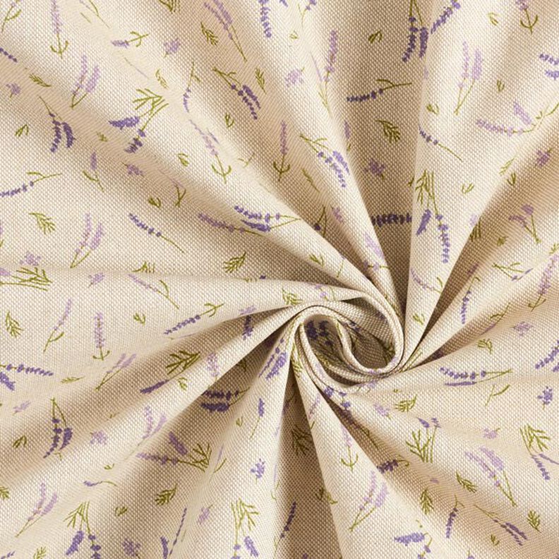 Decostof Half panama Lavendel – natuur/lavendel, image number 5
