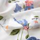 Zijde-viscose-satijn bloemen en bladeren – wit,  thumbnail number 3