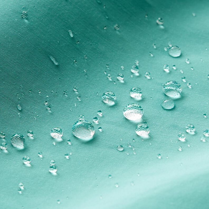 Regenjasstof waterafstotend effen – pepermunt,  image number 4