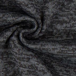 Fleece gebreid 8 – anthraciet, 