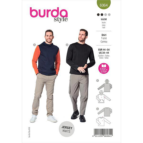 Sweatshirt, Burda 6064 | 44-54,  image number 1