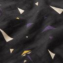 Katoenen mousseline driehoeken | Fibre Mood – zwart, 