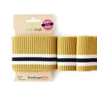 GOTS Biologische boordstof CUFF ME RIPPED [140 cm | 8 cm] | Albstoffe | Hamburger Liebe, 
