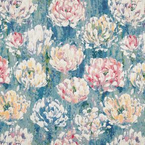 Decostof Gobelin Waterlelies – lichtbeige/groen, 