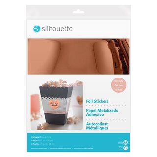 Silhouette Bedrukbare stickerfolie [21,5 x 27,9 cm|8 Stuk] – roségoud, 