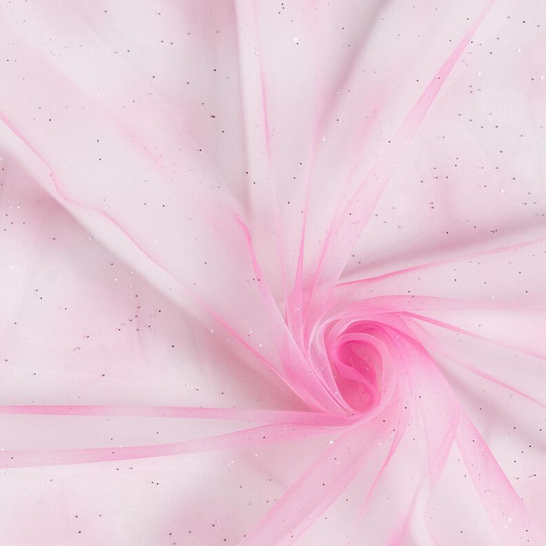 Softmesh effen met glitters – pink,  image number 4