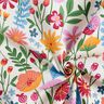 Decostof Half panama kleurrijke bloemen – ivoor/pastelviolet,  thumbnail number 3