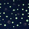 Decostof Glow-in-the-dark sterrenstelsels – marineblauw/lichtgeel,  thumbnail number 13