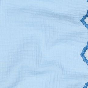 Mousseline/dubbel gehaakte stoffen dubbelzijdige gebogen rand  | Poppy Fabrics –, 