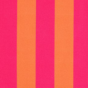 Decostof Half panama Blokstrepen – intens roze/oranje, 