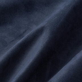 Bekledingsstof Nubuck-imitatie – nachtblauw, 