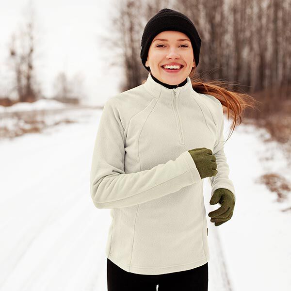 Antipilling Microfleece Light – ecru, image number 6