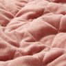 Doorgestikte stof Corduroy met bonten ruiten – oudroze,  thumbnail number 3