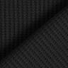 Katoenen wafel jersey effen – zwart,  thumbnail number 3