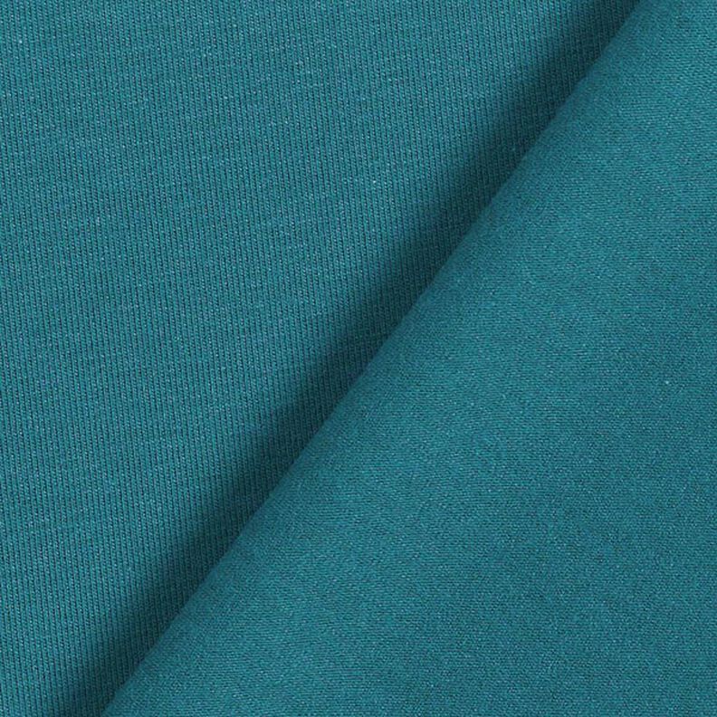 Bamboe Viscosejersey Effen – petroleum,  image number 5