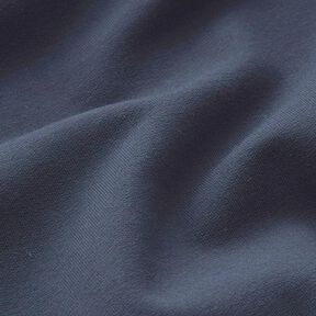 Licht katoenen sweatstof effen – nachtblauw, 