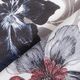 Zijde-viscose-satijn ornamentale bloemen – wit,  thumbnail number 5