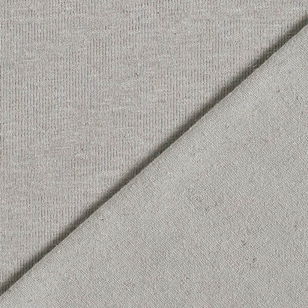 Jersey katoen-linnen-mix effen – grijs,  image number 3