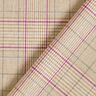 Viscosemix Glencheck met lurex – amandel/druif,  thumbnail number 4