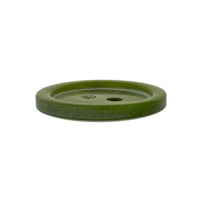 Kunststof knoop 2-gats basic - olijf, 