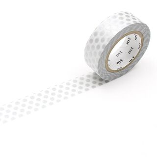 Masking Tape Stippen 1 – wit/zilver, 